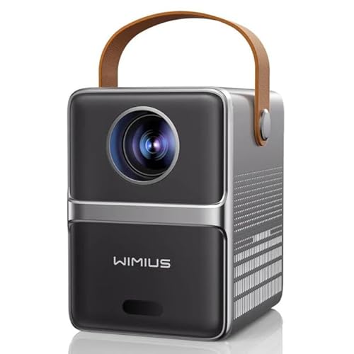 Générique Visiotech Wimius P61Mini Projector 5G WiFi Bluetooth Portable Projector Full HD 1080P 8000 Lumens Display Home Cinema Video Projector
