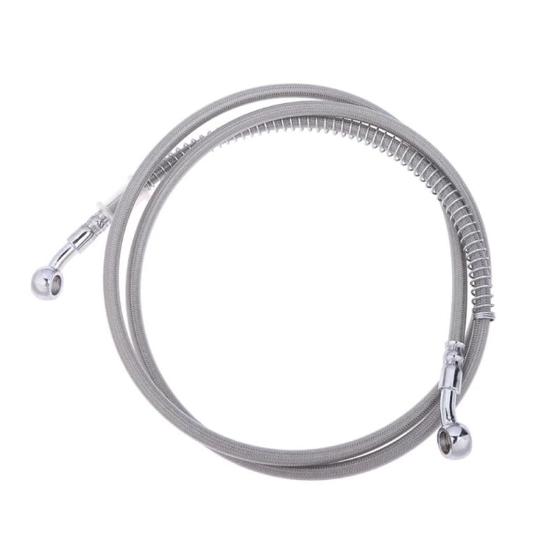Manguera de aceite de freno para motocicleta de 150CM en acero inoxidable trenzado