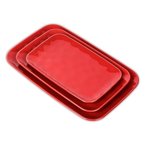 Vicrays Ceramic Rectangle Serving Platters - 14