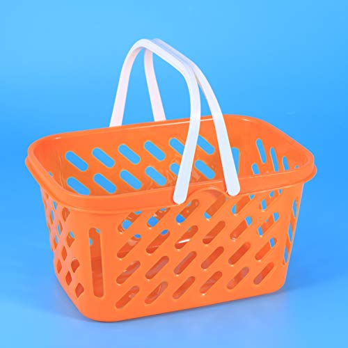 Cesta organizadora multiusos de plástico para lavandería y juguetes, pack de 3 4