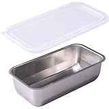 アーネスト 【日本製】 バット (フタ付き) 深型 角型 1/3サイズ 料理 ステンレス (お料理はかどる蓋付き角バット) 大手飲食店愛用ブランド A-77521 燕三条