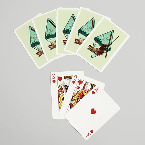 Lantern Press Alta Utah Ski Pinup, 52 Cartas Poker miniatura 7