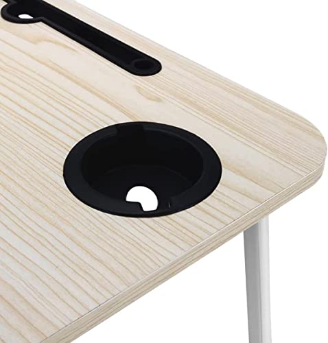 Mesa De Madeira Dobravel Portatil Para Notebook Cama Sofa Madeira