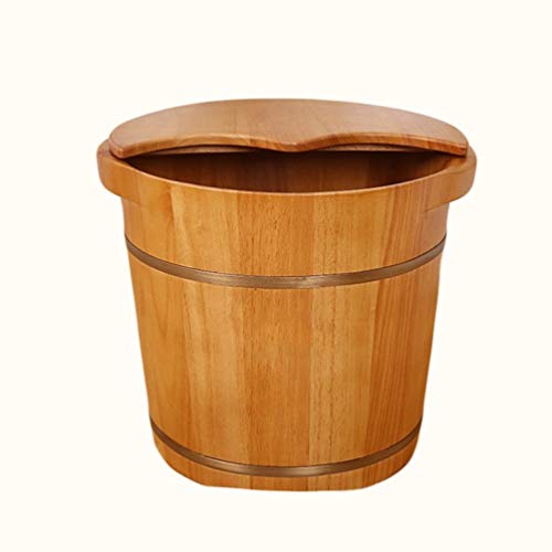 Tina de madera para baño de pies BABYCE para pedicura