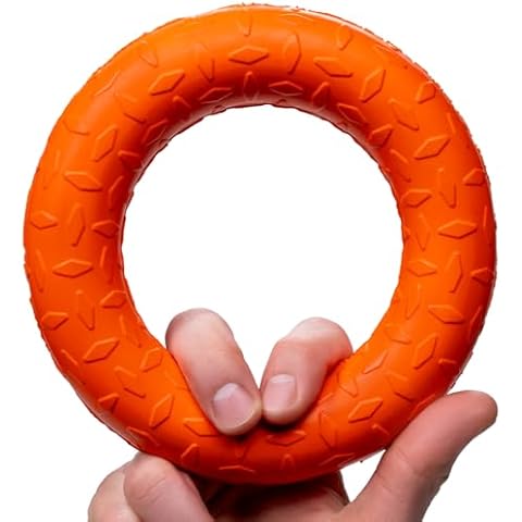 Monster K9 Indestructible Chew Ring - Lifetime Replacement - Ultra Durable Dog Toy for Aggressive Chewers - Chew, Tug, & Fetch - Best Tough Dog Toy for Medium & Large Breeds - Made in USA - 6.5in Cover