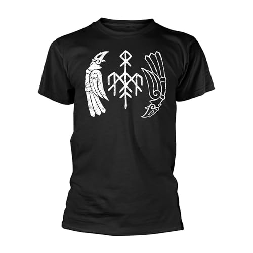 Photo de Wardruna - T-Shirt KVITRAVN - Adulte (3XL) (Noir)