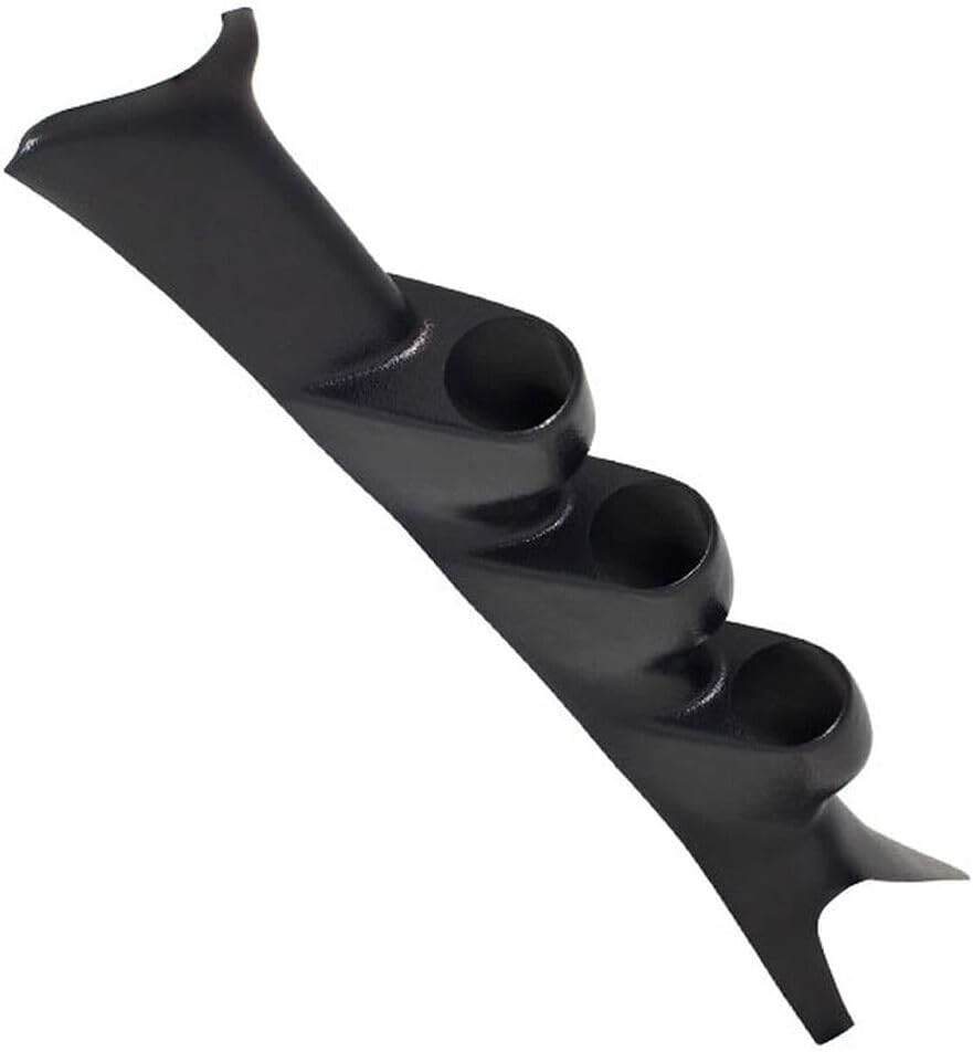 Triple Gauge 52mm Pillar Super Duty ABS Plastic for Ford for Excursion 2000-2005 for F250 SuperDuty 1999-2007 for F350 SuperDuty 1999-2007 for F450 SuperDuty 1999-2007 GS-305