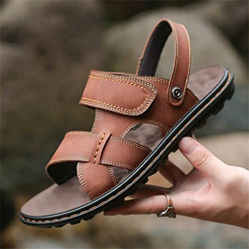 Men's SummerSandals Men's Casual Beach Shoes Non-Slip SlippersMen Sandals(Gray,39 Code)3