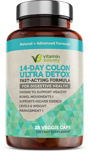 Colon 14 Day Gentle Cleanse, Colon Detox That Supports Healthy Bowel Movements - Vitamin Bounty