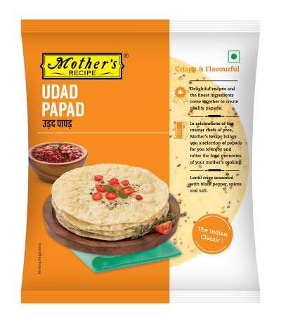 See full amazon price history chart for Mothers Recipe Udad Papad Pack of 5 Mothers Recipe Udad Papad Pack of 5 (B0CKFBL1CZ) Amazon Price History, Amazon Price Tracker