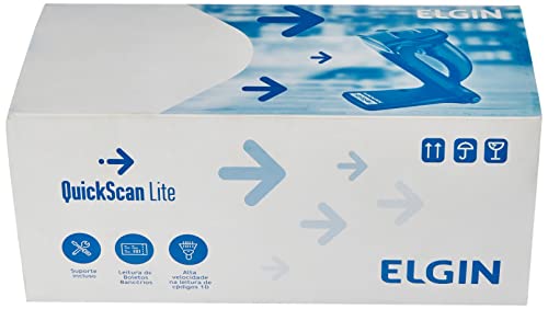 Leitor De Codigo De Barras Quick Scan 400 Scan/Seg Usb Preto, Elgin, 46QW2120LUCK