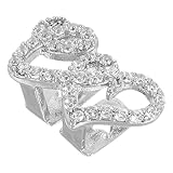 CATIEBYE ジルコニア歯グリル 銀色 スル 歯トップ装飾 コスプ