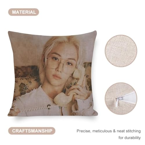 BesoiSer Stray Kids Gift Set, StrayKids Fanartikel,Felix‌ Fans Geschenk Set, Felix‌ Kissenbezug,minicard