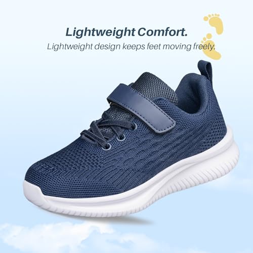 Boys Girls Sneakers Non-Slip Lightweight Running Shoes for Kids Breathable Tennis Shoes for Toddler/Little/Big Kid4