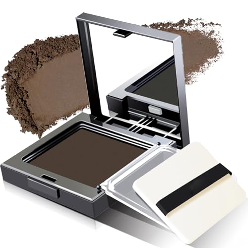 Ombretto istantaneo dell'attaccatura dei capelli, polvere per attaccatura dei capelli, copertura rapida dei capelli grigi nei trattamenti di ricrescita dei capelli, antivento e a prova di sudore, per