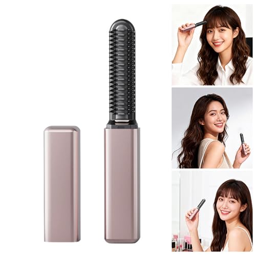 Mini plancha para cabello inalámbrica recargable USB miniatura 4
