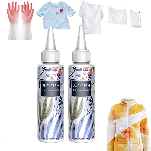 2pcs Nml Stain Remover Nml Stoff Fleckenentferner,Nml Fleckenentferner für Kleidung,Multifunktionaler Fleckenentferner für Hartnäckige Flecken,Clothes Oil Stains Remover Cover