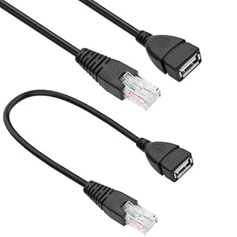 Computer Comm Cable To Rj45 Amazon.com: MEIRIYFA USB Female to RJ45 Cable USB to RJ45 Ethernet 8P4C ...