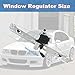 Donpida Rear Left Power Window Regulator and Motor Assembly Compatible with BMW E46 323i 325i 325xi 330i 330xi 1999-2005 Replaces Part Number 741-480 WL41124, 67628362065 Rear Light Driver Side