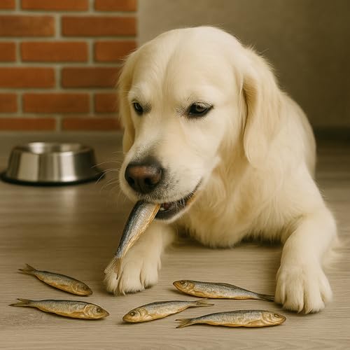 Gaczoo - Sprotten für Hunde Getrocknet - Getrockneter Fisch für Hund - 100% Trockenfisch, Hundeleckerli, Trainingsleckerli - ohne Zusätze, reich an Omega 3, Fettarm - 1kg