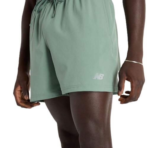 New Balance Men's Sport Essentials Short 5", Dark Juniper, Small - Image 5