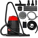 LEHMANN Poolsauger 4-in-1 mit Saugdüsen-Set, 1400 W, 30 L, Teichsauger Schlammsauger, Nass Trocken Sauger für Teich, Pool Sauger für Gartenpools, Schlammsauger für Gartenteich, inkl. Zubehör