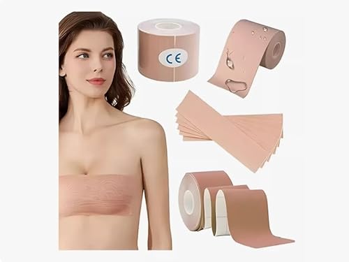 Sutiã Adesivo Levanta Seios Peito Discreta Nude Adesivo Invisível Reutilizável Impermeável Unica Tes