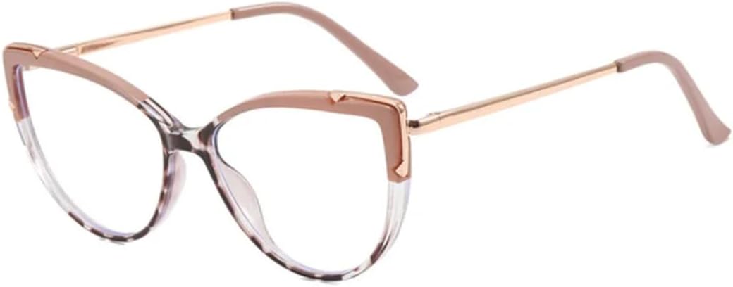 Retro Cat Eye Glasses for Women Clear Lens