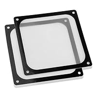 S SIENOC 2 x 120 * 120mm Weiß Lüfterabdeckung mit Ultra-feinem – Ansicht 2