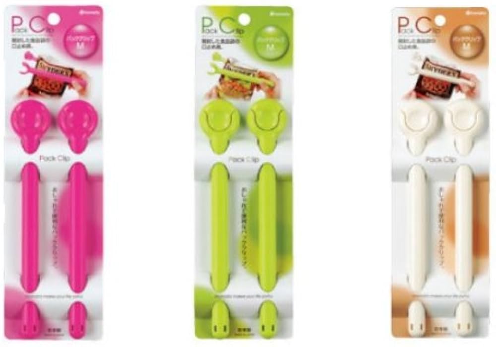 Amazon | イノマタ化学 パッククリップM(2P) ピンク ﾊﾟﾂｸｸﾘﾂﾌﾟM2PPK