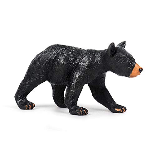 Figurines ours noir sauvage statique solide haut de gamme
