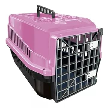 Genérico, Caixa de Transporte Pet Animal Grande Porte N5 Rosa Oferta