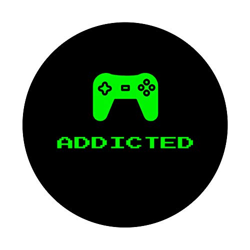 Addicted Video Gamer Online Console Gaming Controller Cool Popsockets Popgrip: Swappable Grip For Phones & Tablets #TOP2