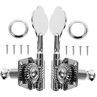 FURLOU Accordeurs de basse électrique Boutons de guitare Accordeur de guitare Electrc Accordeurs de basse à engrenages ouverts Vintage Tuning Peg Cheville de réglage de basse Mécaniques de basse Mécan - Les Beatles, Paul McCartney, John Lennon, RIngo Starr, George Harrison