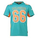 Majestic Miami Dolphins NFL Players Poly Mesh Tee/T Shirt Blue - M