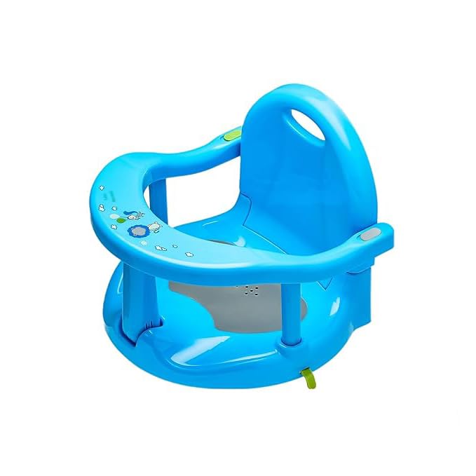 Foldable Baby Bath Seat, Non Slip Baby Bathtub Seat for