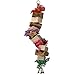 Mighty Bird Toys Twisted Cork & Balsa Toy for Large Birds Like Amazon African Grey and Macaw