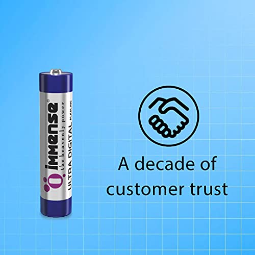 Image of Immense AAA Alkaline Battery | 1.5V Pencil Battery for TV Remote, Calculators, RC Toys & Small Office Devices | Non Rechargeable Battery (Pack of 40)