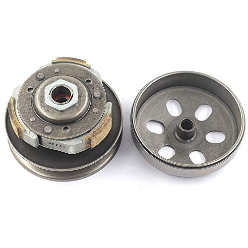 Trkimal GY6 125cc 150cc Rear Clutch Set for 4 Stroke Engine Scooter ATV Go Kart, 152QMI/157QMJ Compelte Driven Pulley Sets Parts. - Thumbnail 2