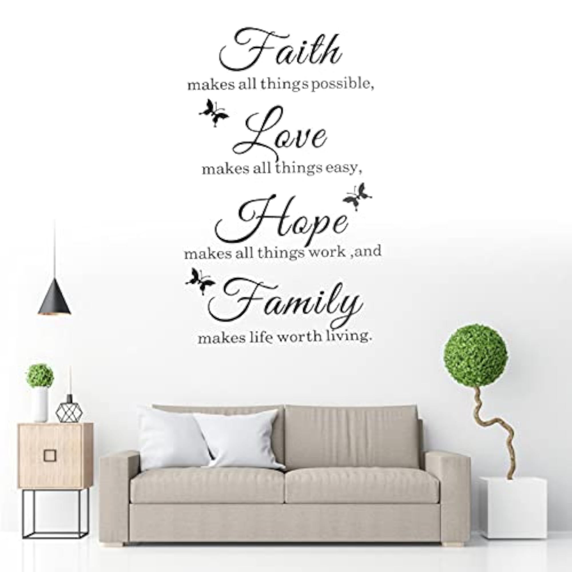 Wall Art Decorative Sticker Self Adhesive for Living Room