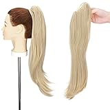 Disponible para 2 formas de uso: la extensión de la cola de caballo se puede usar del lado derecho hacia arriba o al revés para múltiples estilos de una sola pieza. Haz que tu cabello tenga más estilo;