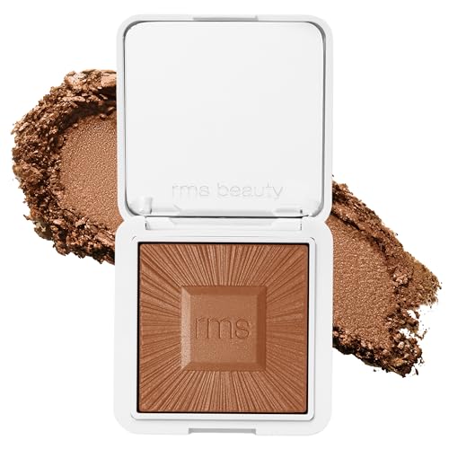 RMS Beauty ReDimension Hydra Bronzer - Gel to Powder Bronzer, Talc Free Cream Bronzer Powder, Refillable Cream Contour Powder Bronzer Face Makeup