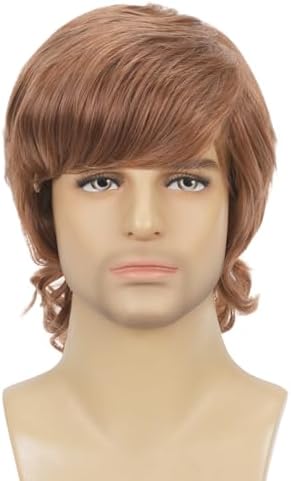 Greg Shaggy Brown Wig main image 1