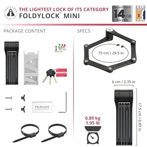 Seatylock FoldyLock Mini 29.5 in