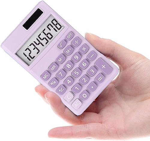 ZGHQHCDRHミニポケット電卓 ポータブル電卓 かわいい電卓 ポケット電子電卓 キャンディーカラー 軽量 小型計算器 事務用品 オフィス用品 電卓学生 電話サイズ 小型 おしゃれ 省エネ ミニ電卓 ポータブル 軽量 便利 オフィス 学校 学生 学習用品