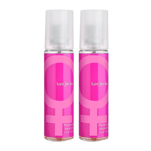 Topco Lure for Her, Pheromone Attractant Perfume Cologne, 1 fl. oz. (2)