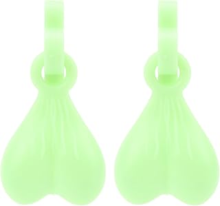 Croc Nuts, 1 Pair Sports Shoe Charms Fluorescent Green Shoe Decoration Charms Croc Nuts Glow Shoe Clip Novel Crco Decor Pendant Shoe Buckle Gift for Boys Kids Teens Man Friends