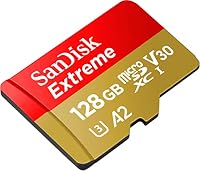 SANDISK Extreme microSDXC UHS-I Speicherkarte 128 GB für Actioncams und Drohnen + Adapter + RescuePRO Deluxe (bis zu 190 MB/s, A2, Class 10, U3, V30) (Packung mit 2) – Ansicht 2