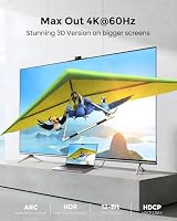 Silkland HDMI Kabel 1M 4K@60Hz 2K@144Hz,ARC, HDR, UHD, 18Gbps High Speed – Ansicht 2