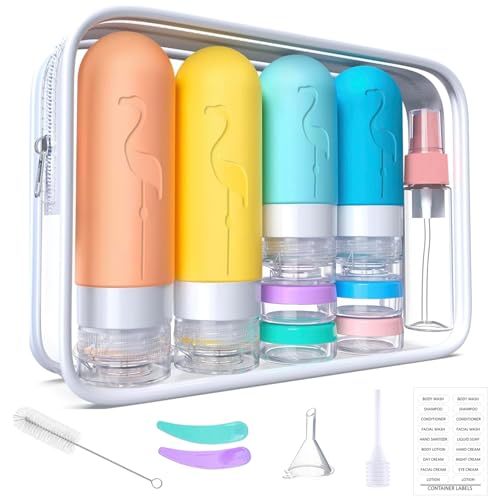 Kit de Frascos para Viagem de Shampoo e Condicionador - Conjunto ...